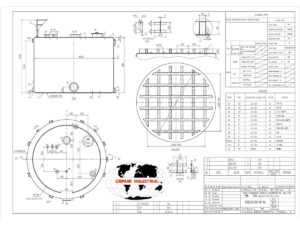 FRP HUMIDIFYING TOWER PUMP TANK