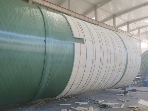 Custom Double-Wall Insulated FRP Storage Tanks